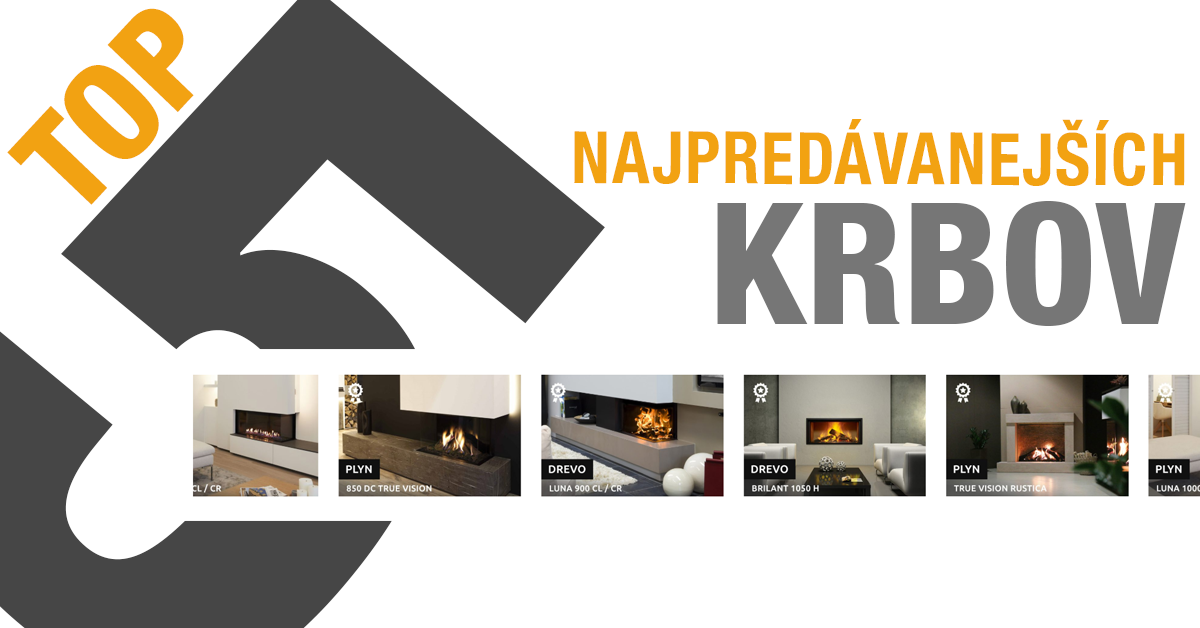 TOP 5 najpredávanejších krbov od HT-design